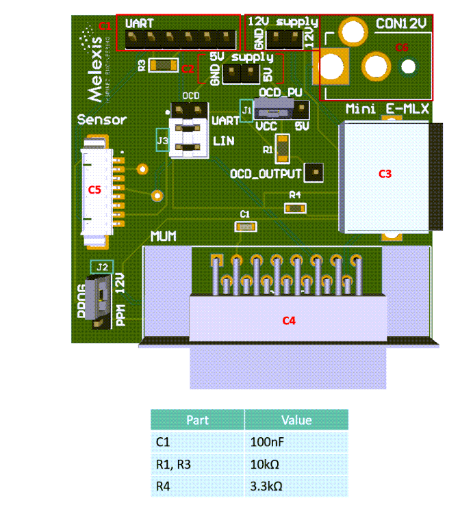 Melexis DVK91230 Development Kit